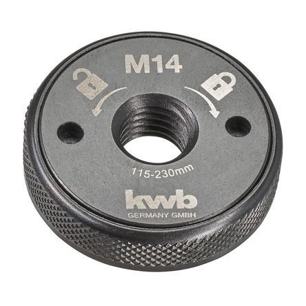 Brida de fijación para amoladora 115-230mm M14 Kwb Brida de fijación para amoladora 115-230mm M14 Kwb