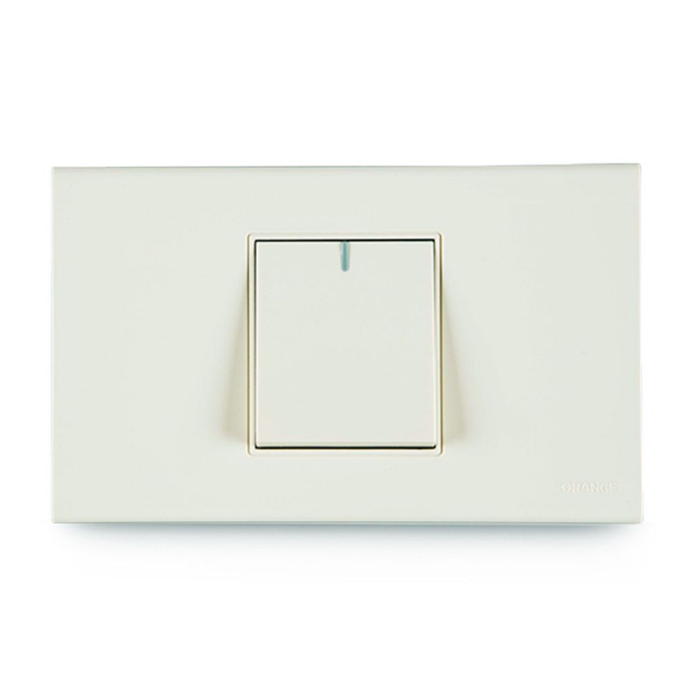 Interruptor Simple Classic Orange Blanco 16A 250V Interruptor Simple Classic Orange Blanco 16A 250V