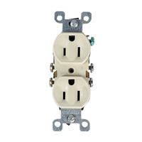 Toma doble empotrar L/t 15A MF Leviton