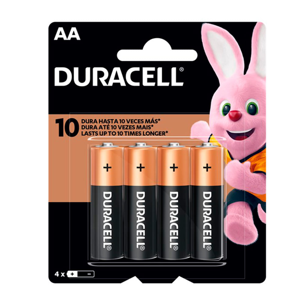 Pilas Duracell AA x4 unidades Pilas Duracell AA x4 unidades