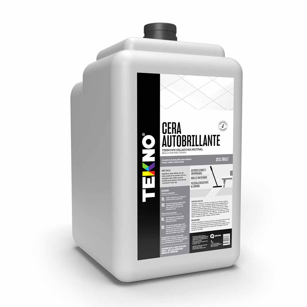 Cera Autobrillante Tekno Neutral 1 Galón Cera Autobrillante Tekno Neutral 1 Galón