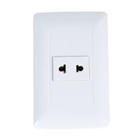 Tomacorriente Essential Simple Universal Blanco Orange
