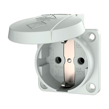 Toma empotrar Schuko 16AMP 2P+T 250V GR Mennekes Toma empotrar Schuko 16AMP 2P+T 250V GR Mennekes