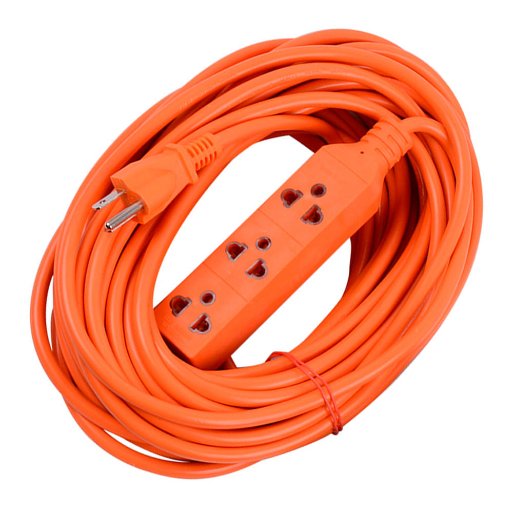 Extensión 3 tomas tierra 3x16awg 15m Werken
