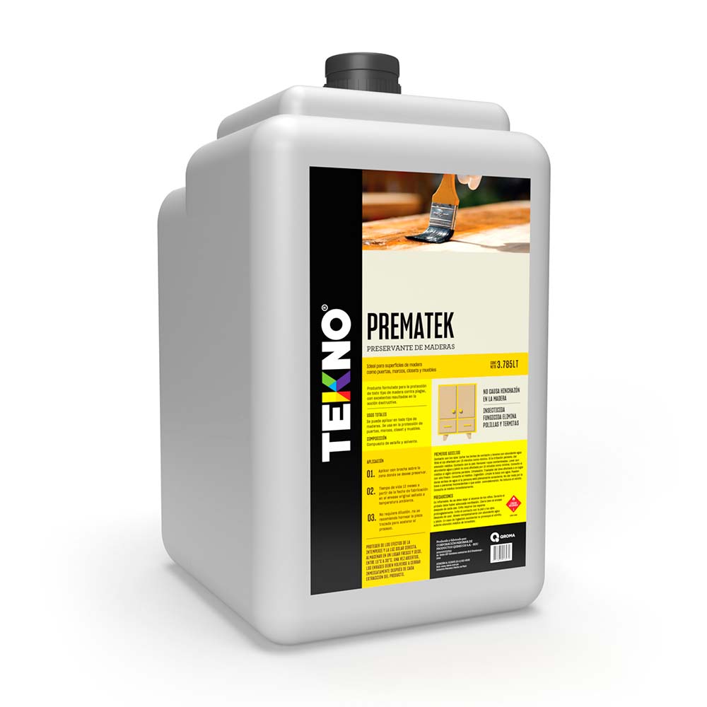 Protector de Madera Prematek Tekno 4 litros Preservante contra plagas