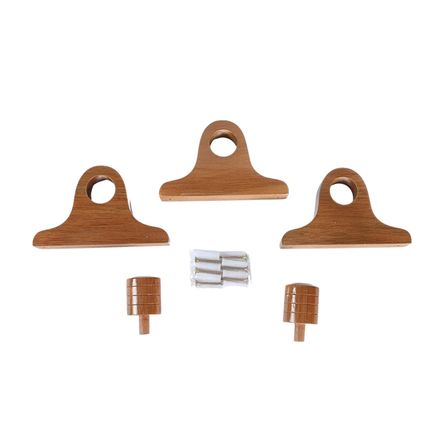 Pack cortinero 2.5m Madera Jacaranda Orange