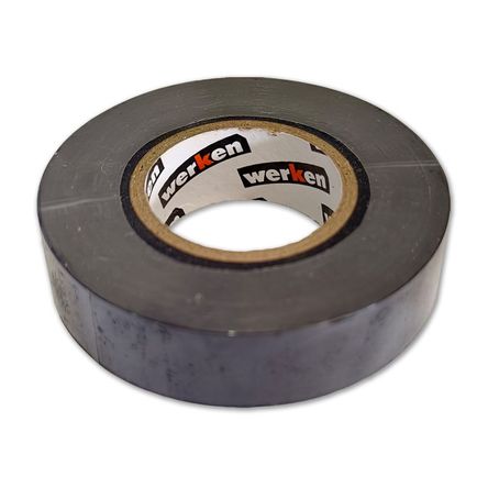 Cinta aislante 3/4 x 18 metros Negra Werken Cinta aislante 3/4 x 18 metros Negra Werken