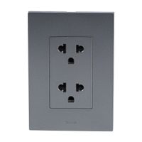 Placa Armada Orange: Tomacorriente Doble Universal Matte LT Terra