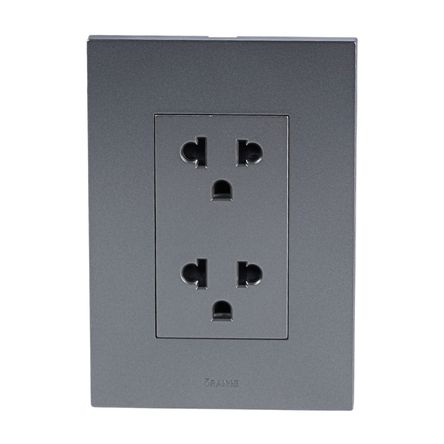 Placa Armada Orange: Tomacorriente Doble Universal Matte LT Terra Placa Armada Orange: Tomacorriente Doble Universal Matte LT Terra
