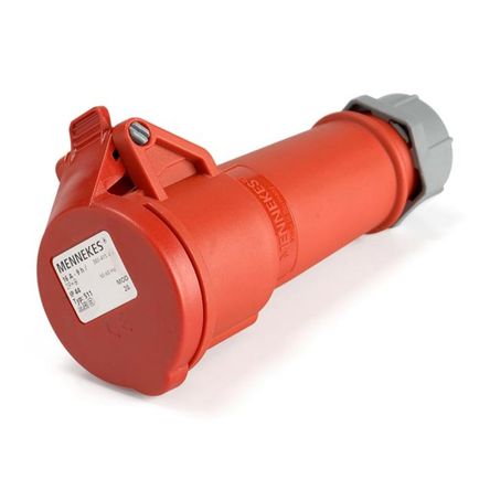 Toma aérea IP44 16A 2P + Línea tierra 415V 9H Mennekes Toma aérea IP44 16A 2P + Línea tierra 415V 9H Mennekes