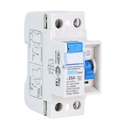 Interruptor Diferencial Sica 25A Blanco de Excelente Calidad Interruptor Diferencial Sica 25A Blanco de Excelente Calidad