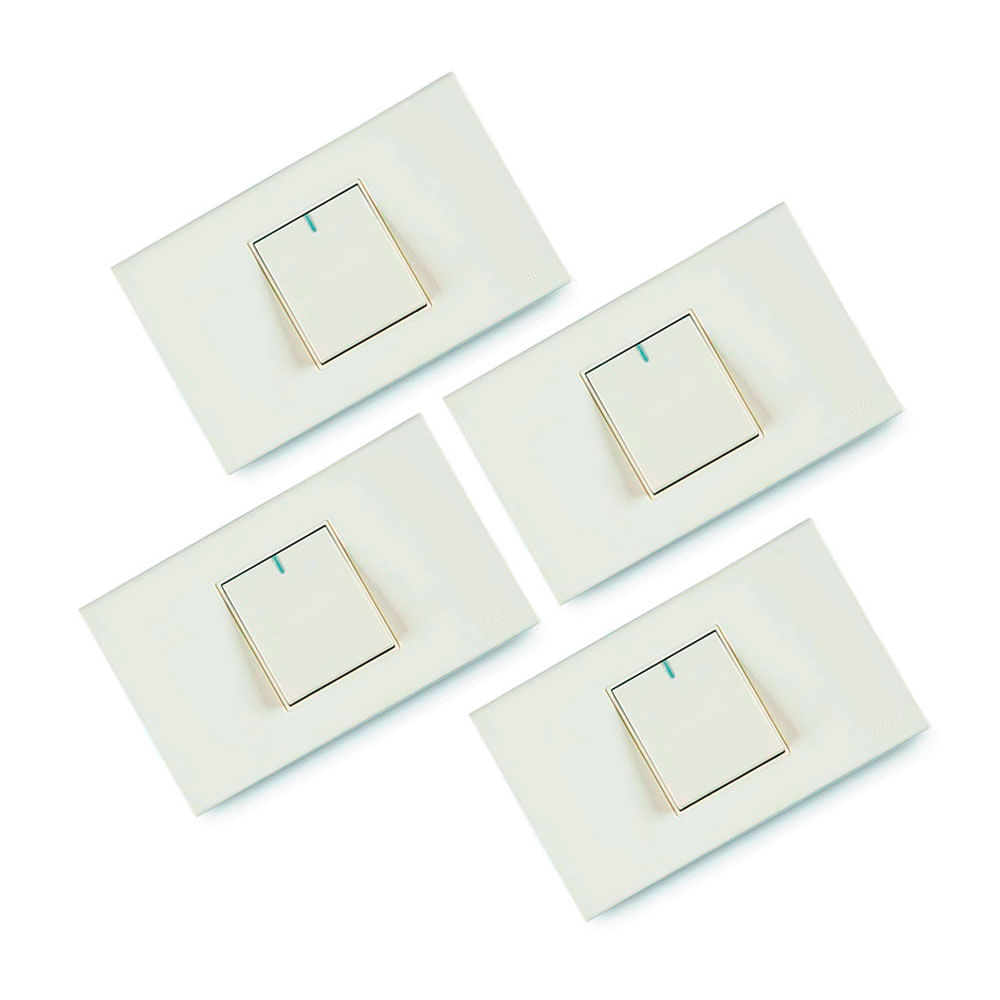 Interruptor Simple Classic Orange 4 Pack