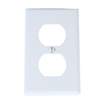 Placa Doble Baquelita Blanca Leviton Placa Doble Baquelita Blanca Leviton