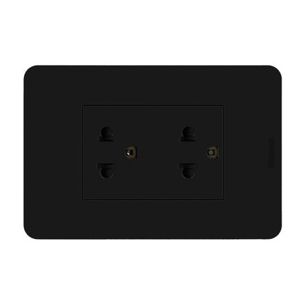 Tomacorriente Duplex Universal Lt Negro Matix Go Bticino