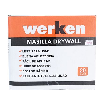Masilla Drywall Caja 20kg Werken Masilla Drywall Caja 20kg Werken