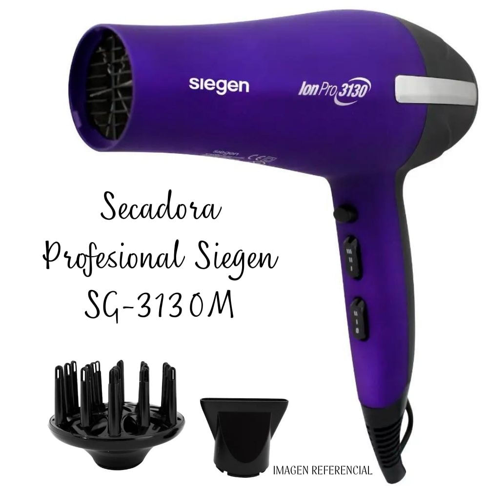 Secadora Profesional Siegen Ion Pro SG3130M - MORADA