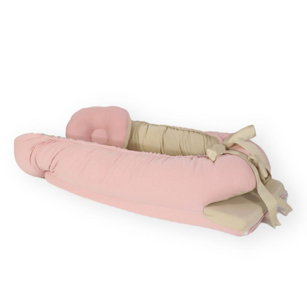 Nido Colecho Acolchonaditos Beige Palo Rosa