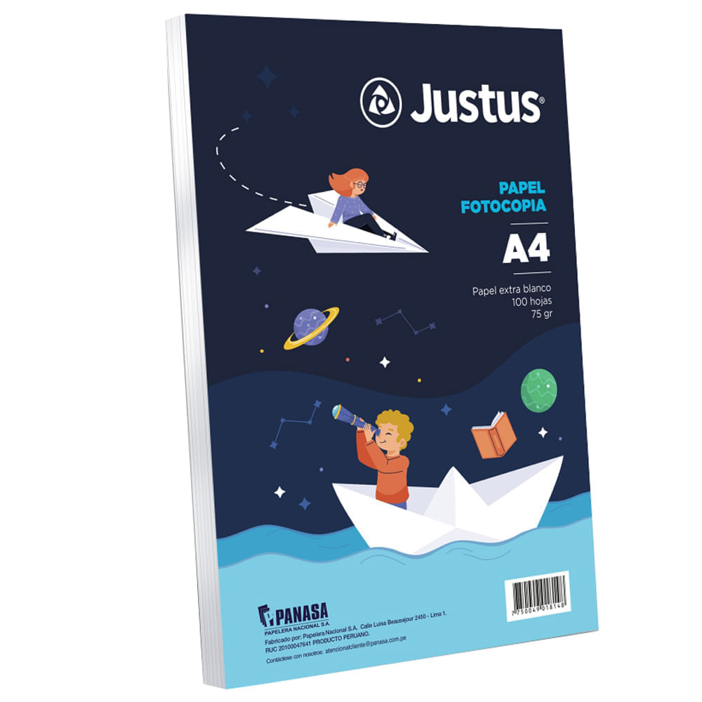 Papel Fotocopia 100Hj JUSTUS