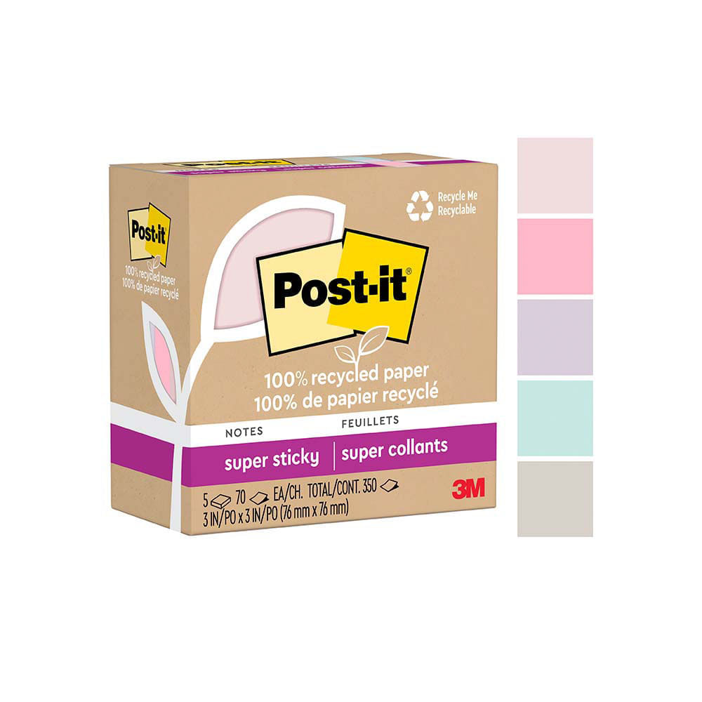 Notas Adhesivas POST-IT Reciclado 350 Hojas