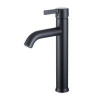 Mezcladora para Lavatorio Monocomando Orange Alta Neo Negro Mate