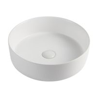 Ovalín Cerámico Orange Modelo NAPOLES Blanco Mate de 36x36 cm
