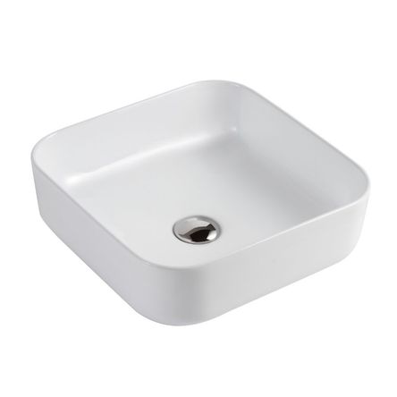 Ovalín Cerámico Blanco Brillante Orange Modelo GINEBRA 39x39x14cm Ovalín Cerámico Blanco Brillante Orange Modelo GINEBRA 39x39x14cm