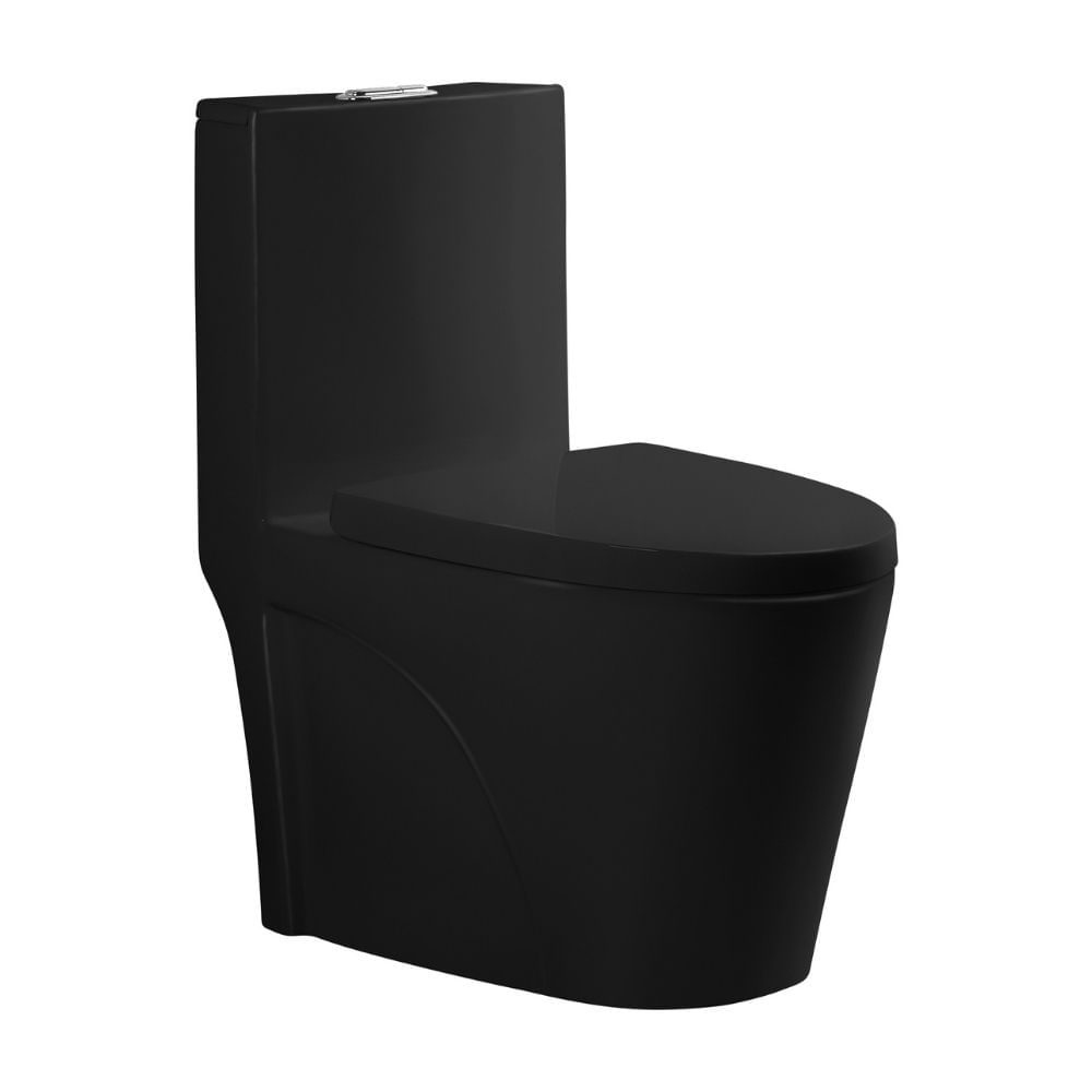 Inodoro One Piece Orange Palermo Negro Mate Modelo 1109B Inodoro One Piece Orange Palermo Negro Mate Modelo 1109B