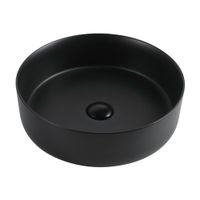 Ovalín de Cerámica NÁPOLES Negro Mate 36x36x11.4cm Orange