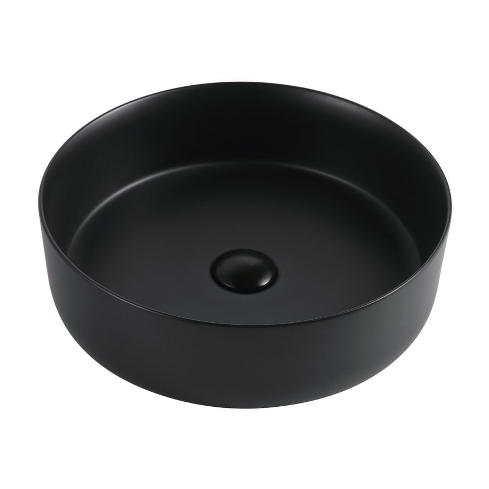 Ovalín de Cerámica NÁPOLES Negro Mate 36x36x11.4cm Orange
