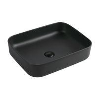 Ovalín Cerámico LILBAO Negro Mate 50x40x14cm Orange
