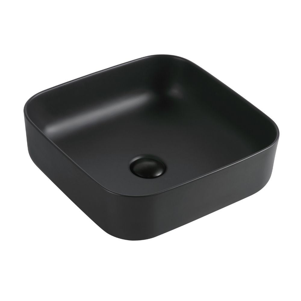 Ovalín Ginebra 39x39x14cm Negro Mate Orange Ovalín Ginebra 39x39x14cm Negro Mate Orange