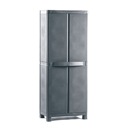 Ropero Ratán Mimbre Grande Plomo Plata Ropero Ratán Mimbre Grande Plomo Plata