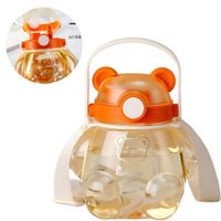 Tomatodo Portátil Oso Backpack con Stickers 3D de 800 ml Anaranjado  944NJ08