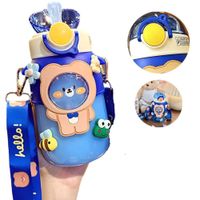 Tomatodo Hello Bear Con Sorbete y Stickers De 720 ml Azul  863AZ08