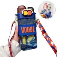 Tomatodo Portátil Con Colgador Diseño Vogue De 580 ml Azul  981AZ08