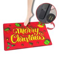Alfombra Absorbente 3D Navidad Merry Amarillo  533MA03