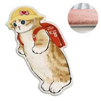 Alfombra Kawai Modelo Gato Mochila Roja  364RJ02