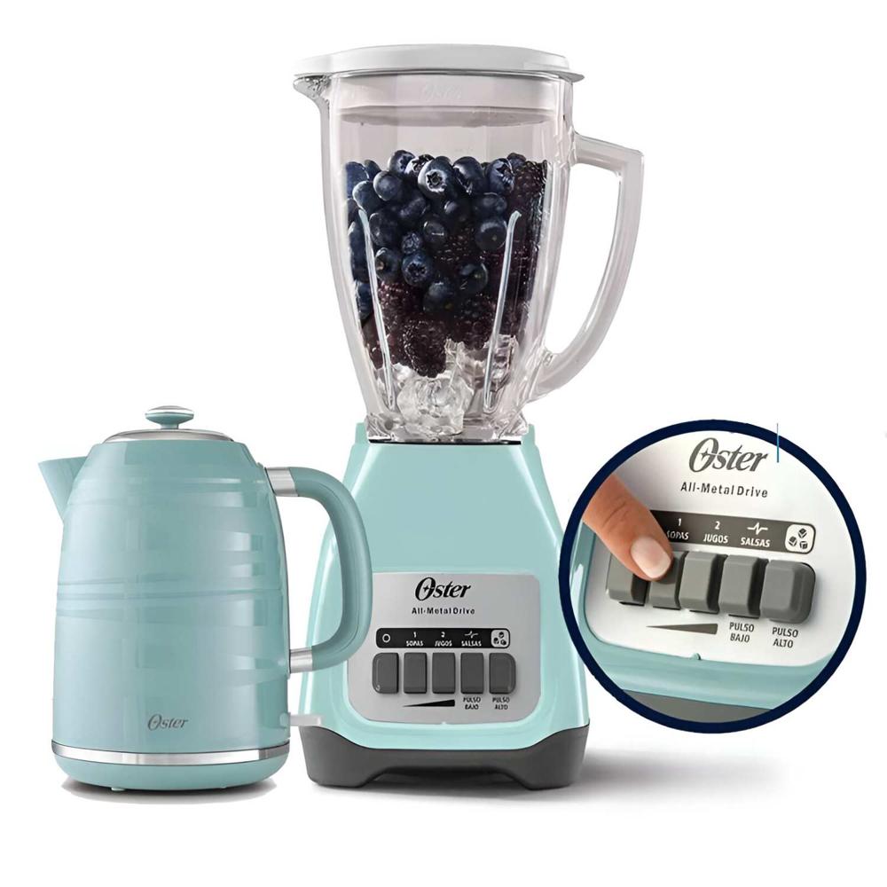 Combo licuadora OSTER BLSTKAG-VPB + Hervidor 1.7Lt