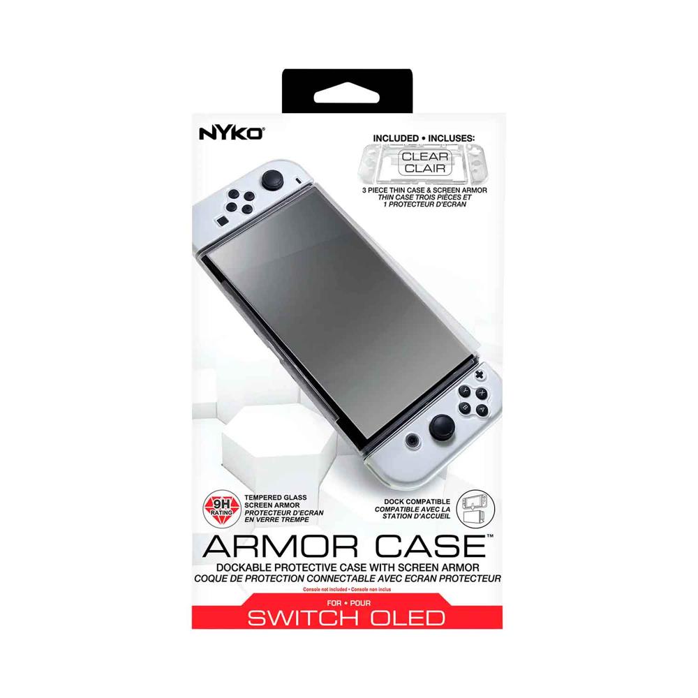 Estuche Thin Case Nyko Nintendo Switch Oled Transparente