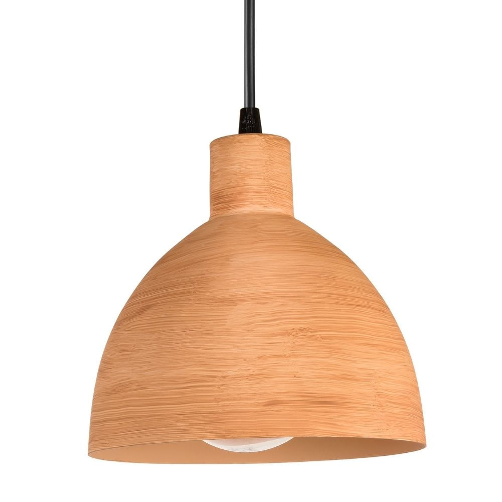 Lámpara Colgante Ciametsa Scencia 1 Luz E27 Madera Lámpara Colgante Ciametsa Scencia 1 Luz E27 Madera