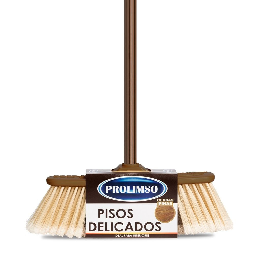 Escoba Prolimso Cerdas Finas para Pisos Delicados