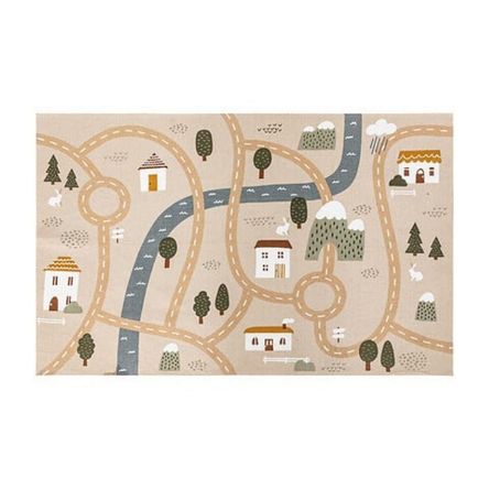 Alfombra Carretera Infantil Yute 100x150cm Alfombra Carretera Infantil Yute 100x150cm