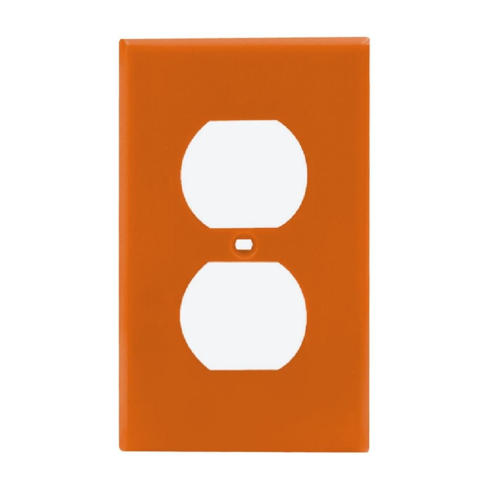 Placa Doble Nylon Leviton Naranja Placa Doble Nylon Leviton Naranja