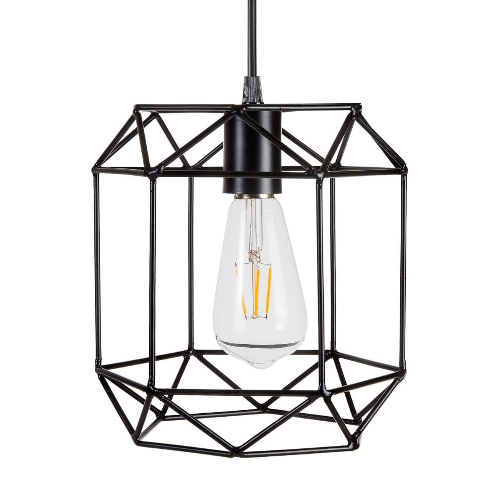 Lámpara Colgante Ciametsa Castilla 1 Luz E27 Negro Lámpara Colgante Ciametsa Castilla 1 Luz E27 Negro