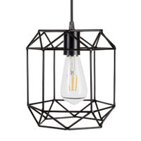 Lámpara Colgante Ciametsa Castilla 1 Luz E27 Negro