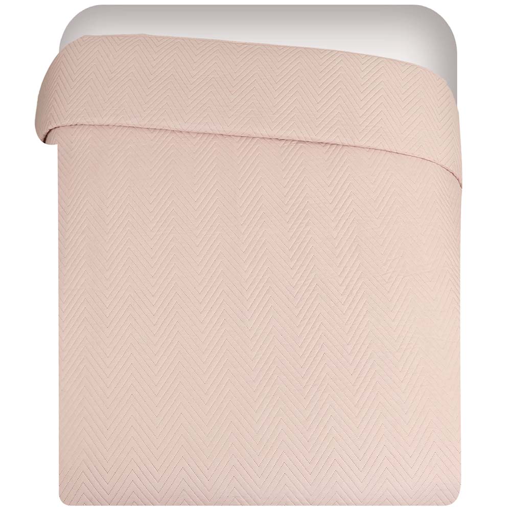 Cubrecama DECO HOME Solid Pin Lp 1.5 Plazas