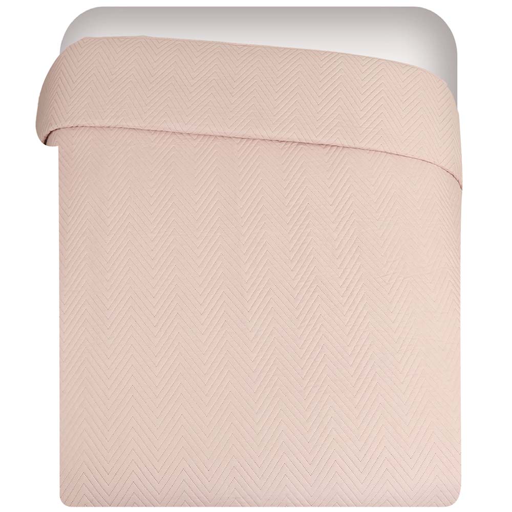 Cubrecama DECO HOME Solid Pin Lp 2 Plazas