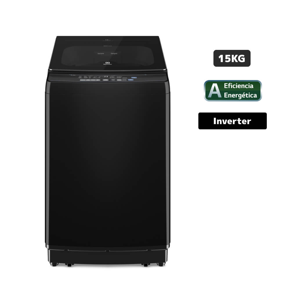 Lavador ELECTROLUX Carga Superior 15 Kg EWIP15F2XSWB Negro