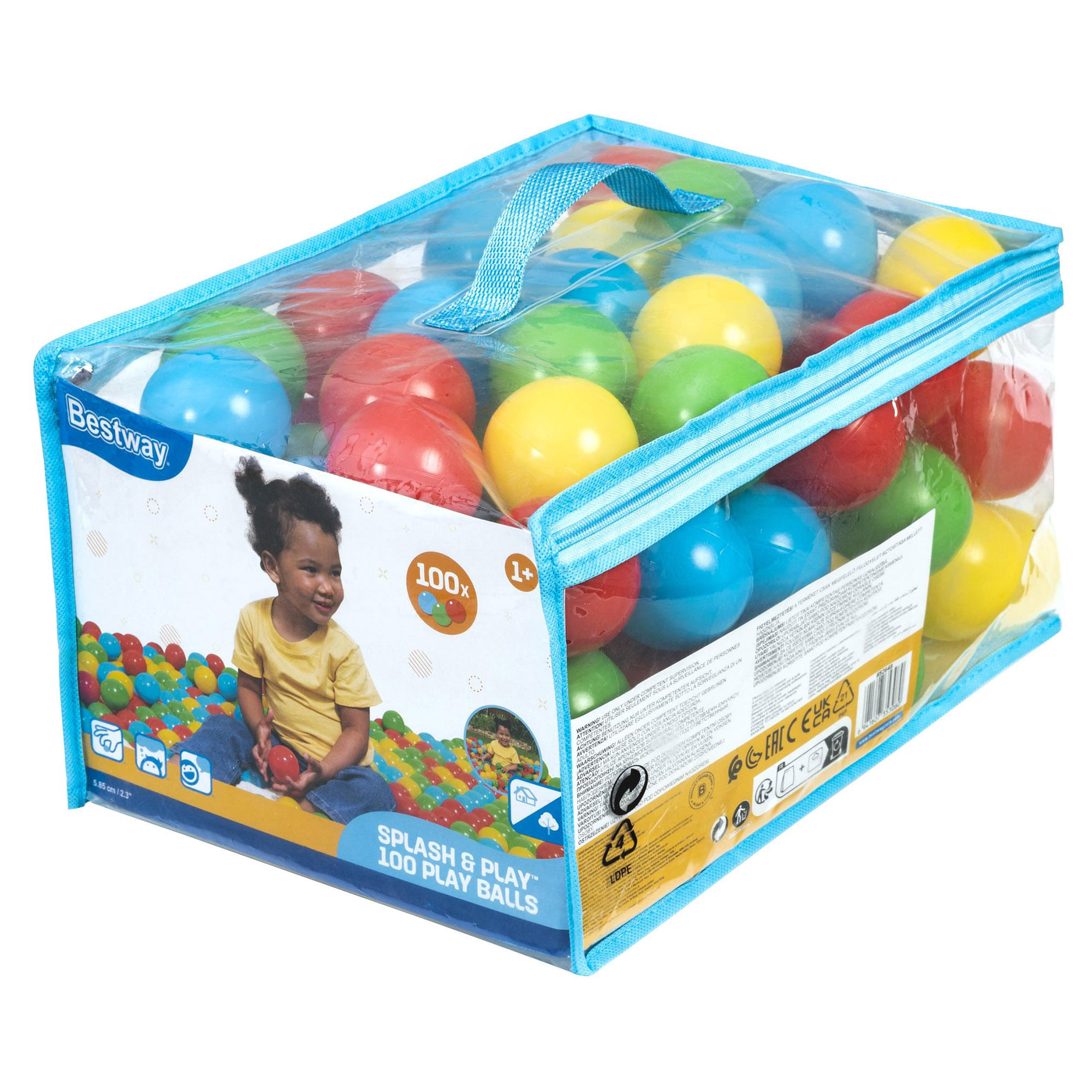 100 Pelotas De Juego Splash&Play 52648 BESTWAY