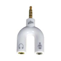 Adaptador 2 Jack Stereo 3.5mm a Plug BT-KY/WH BATBLACK